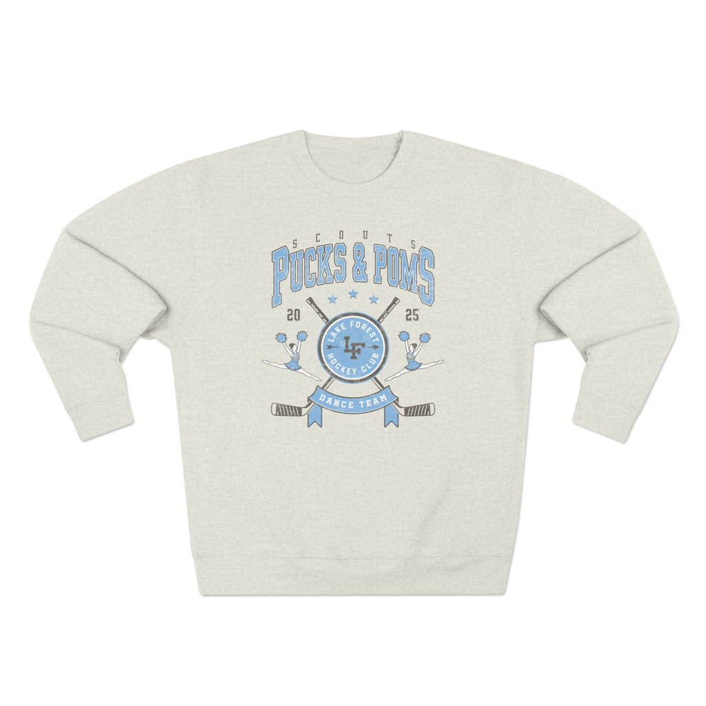 Pucks & Poms 2025 Crewneck Sweatshirt