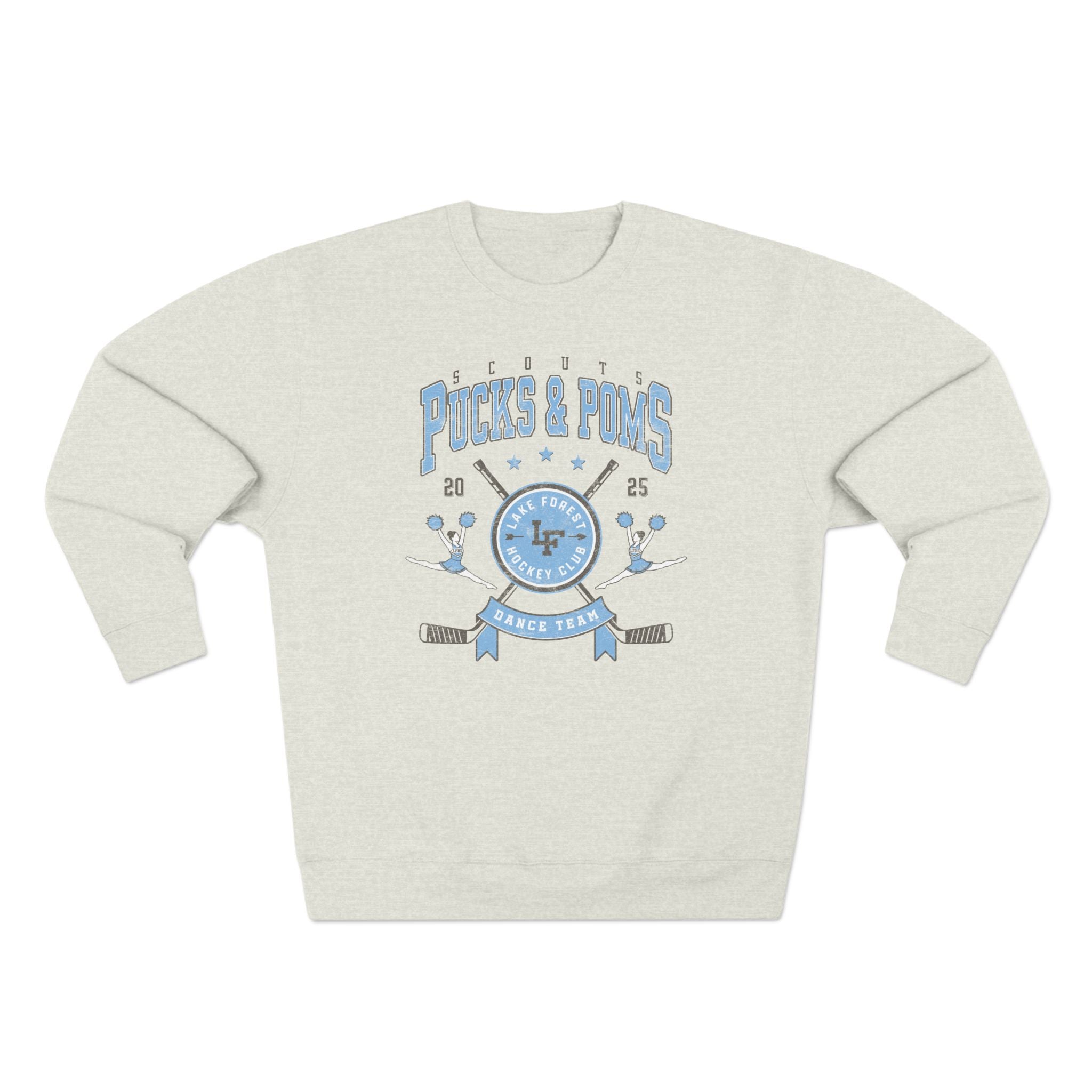 Pucks & Poms 2025 Crewneck Sweatshirt