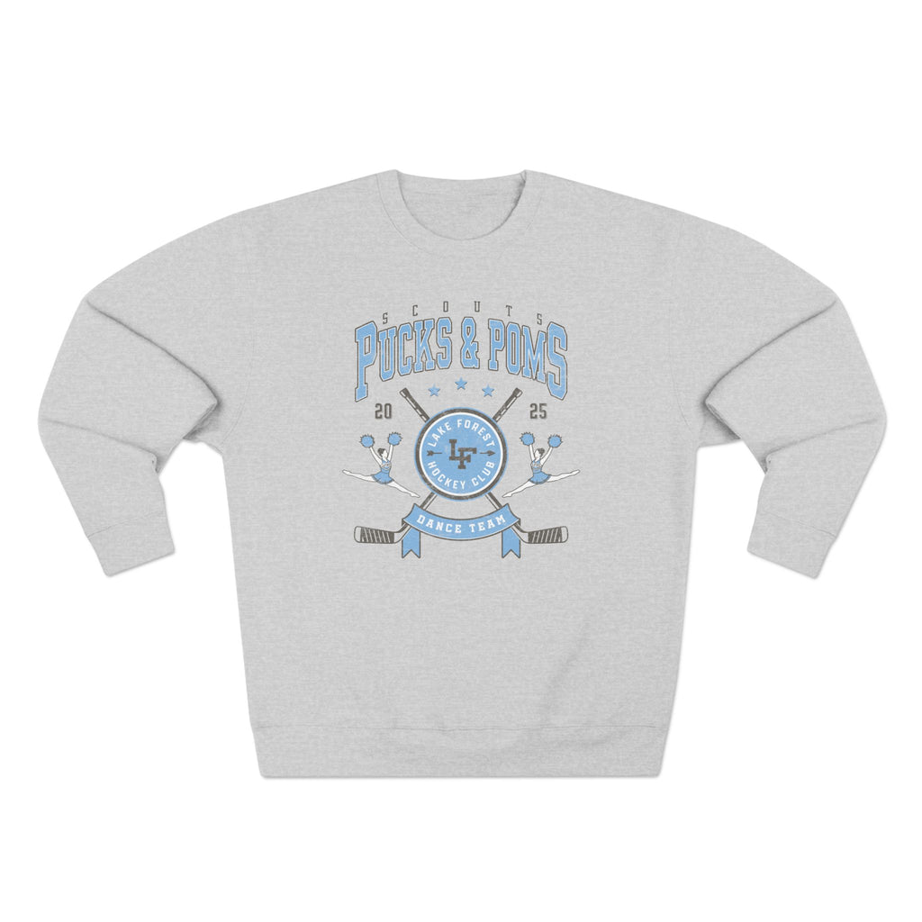 Pucks & Poms 2025 Crewneck Sweatshirt