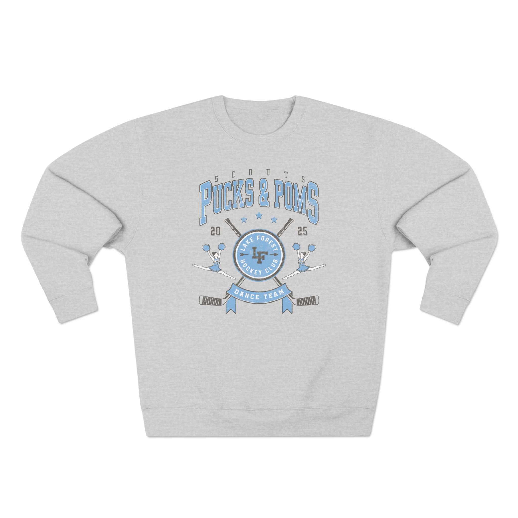 Pucks & Poms 2025 Crewneck Sweatshirt